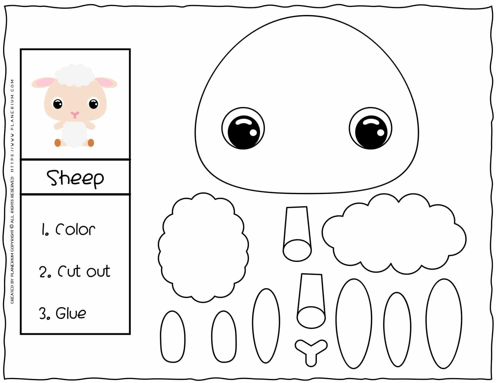 Cut and glue worksheets