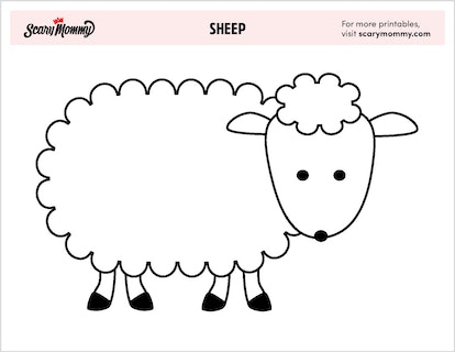 Ewell love these woolly cute sheep coloring pages