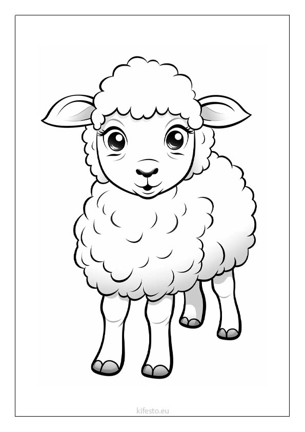 Sheep coloring pages free printable coloring sheets for kids