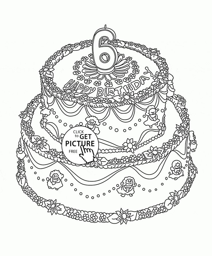 Pin auf birthday coloring pages