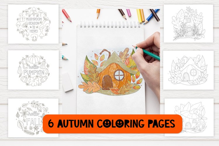 Autumn printable coloring pages for children jpg