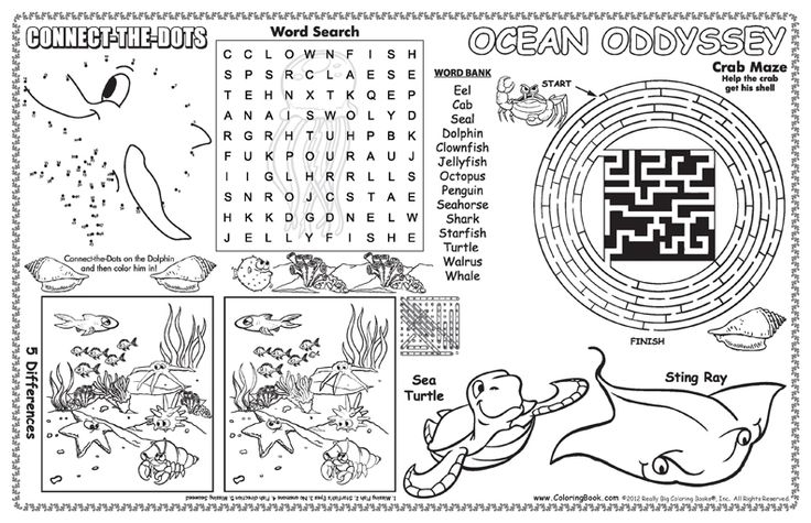 Coloring books colorable placemat activity sheets for kids art activities for kids free activities for kids
