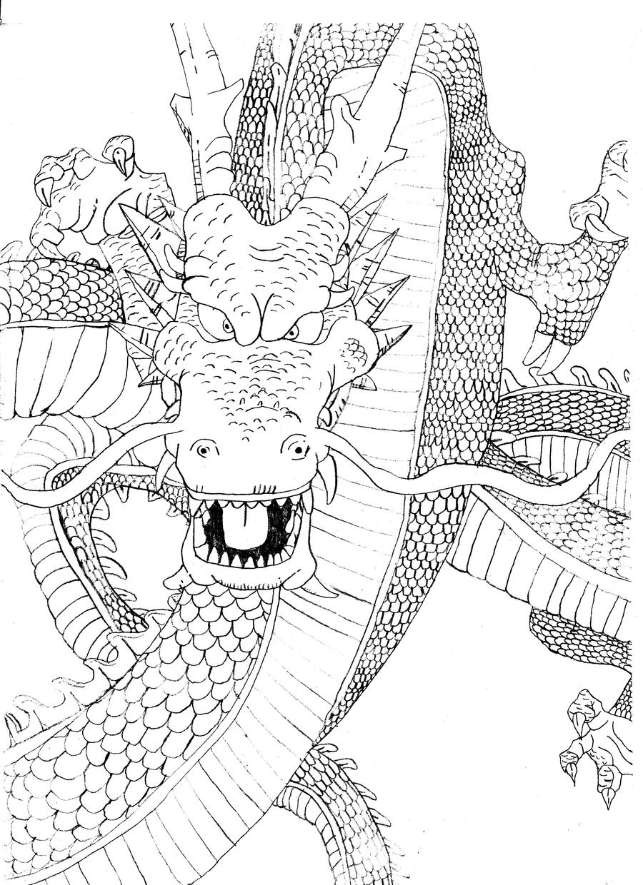 Shenron the dragon by miamsolo on