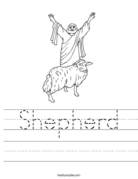 Shepherd worksheet