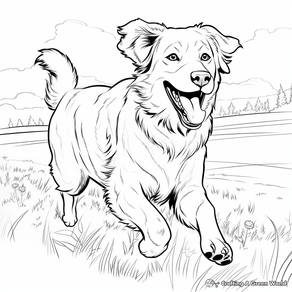 Australian shepherd coloring pages