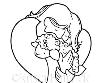 Good shepherd coloring pages for children