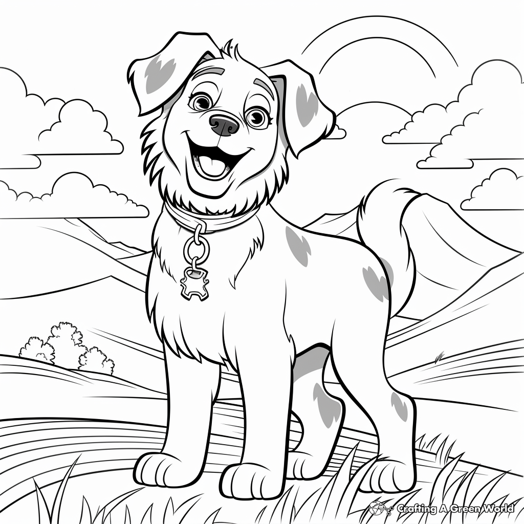 Australian shepherd coloring pages