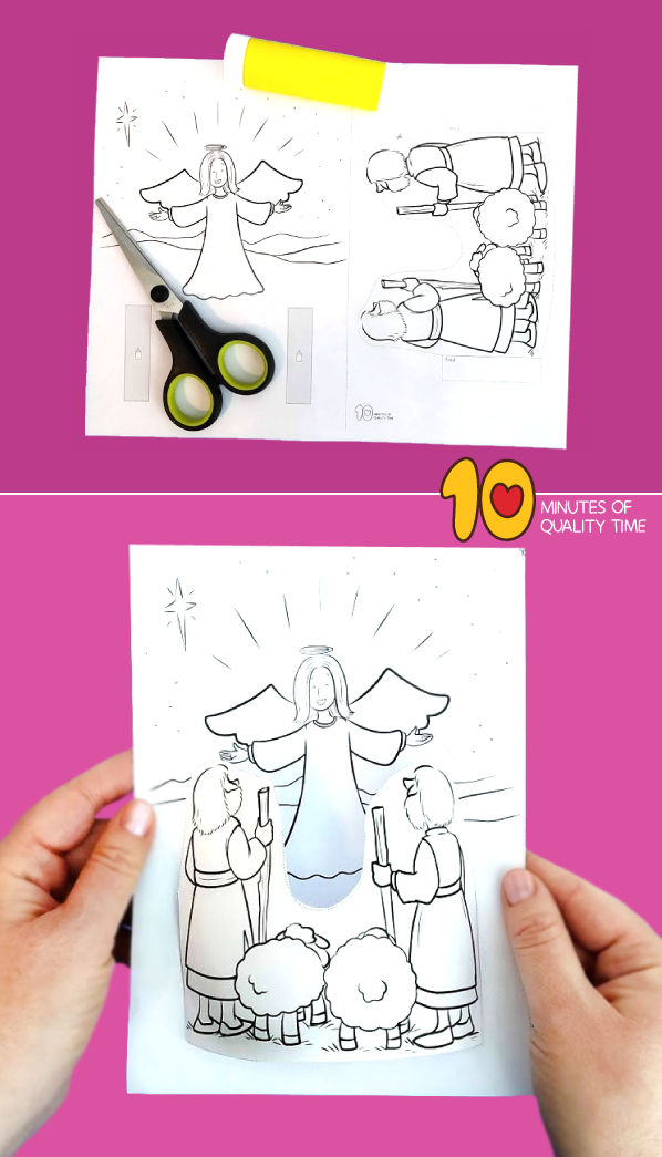 The shepherds and the angel craft â minutes of quality time