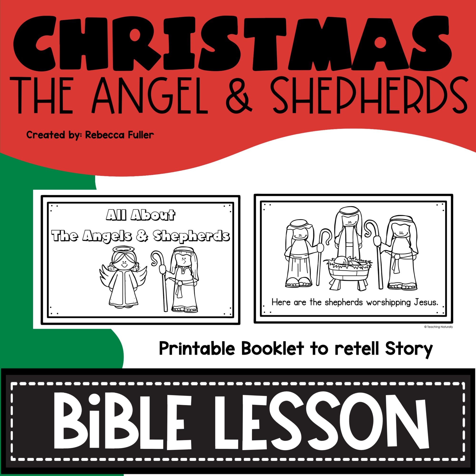 Christmas bible lesson angels and shepherd made by teachers