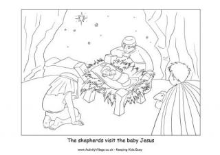 Nativity louring pages