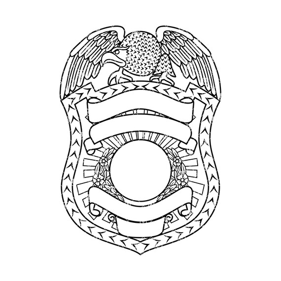 Eagle topped badge v svg vector blank police sheriff fire badge vector art police badge clipart