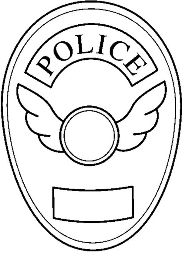 Fbi badge coloring sheet pages sketch coloring page coloring pages inspirational coloring pages police badge