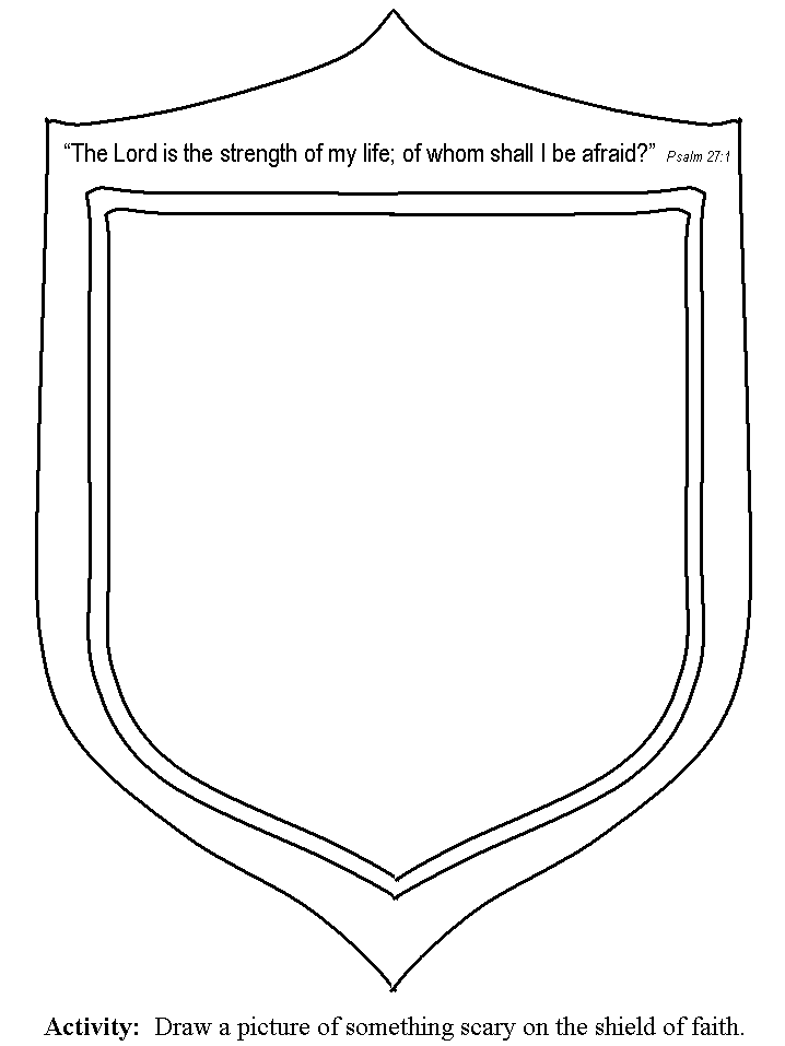 Colorarmorgif ã pixels armor of god shield of faith bible crafts