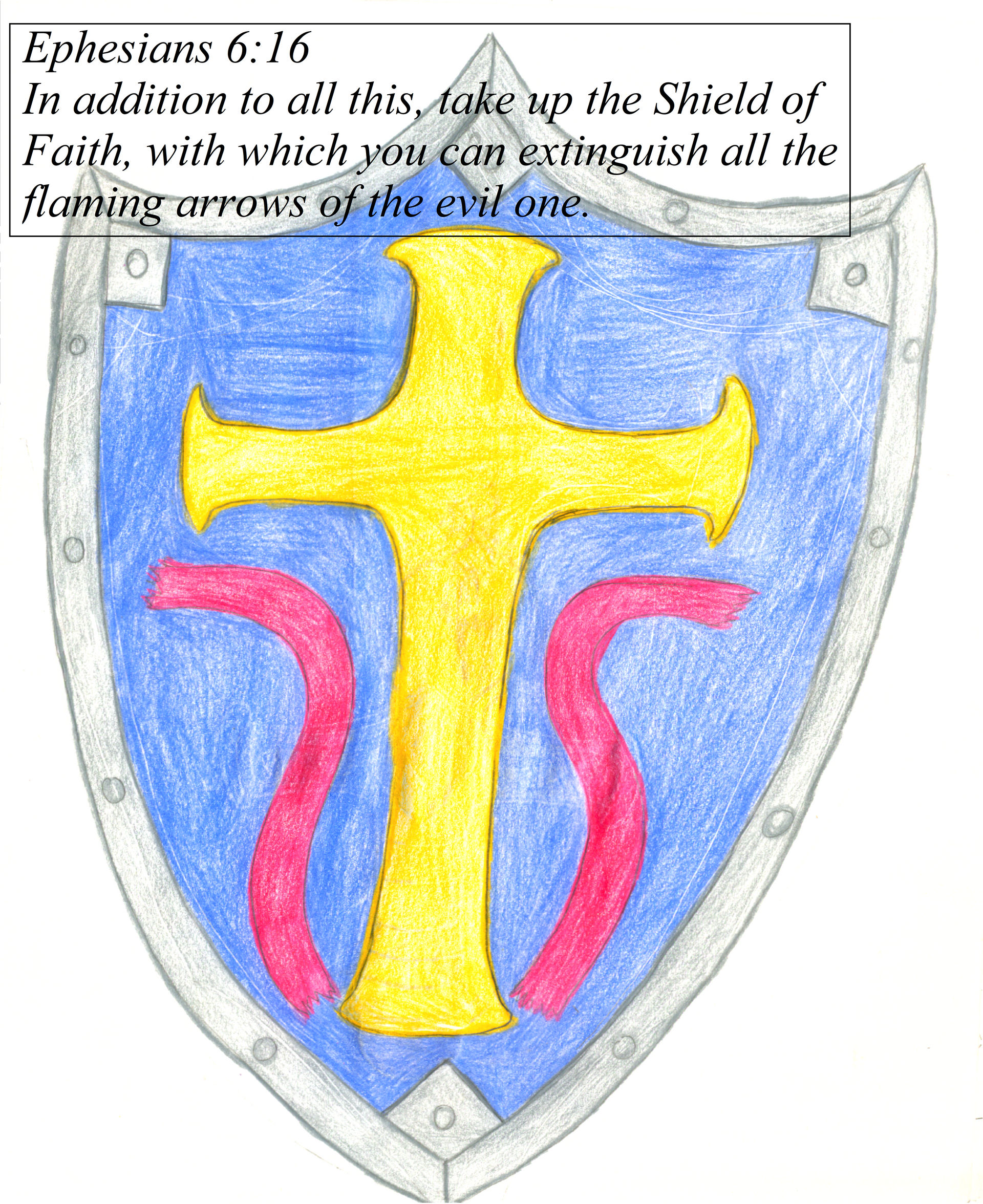 Shield of faith with scripture by crazygamerdragon on