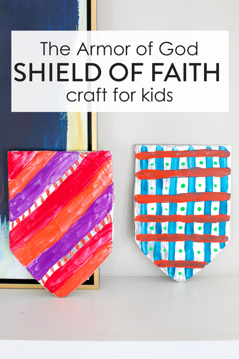 The armor of god shield of faith craft for kids