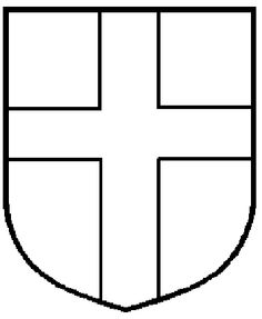 Shield coloring page