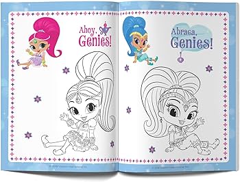 Genie joy coloring book for kids shimmer shine wonder house books books