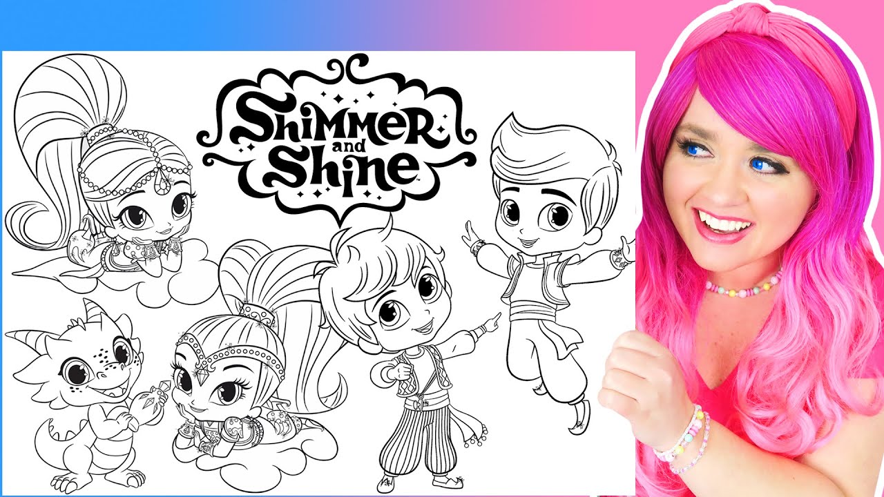 Coloring shier and shine coloring pages shier shine nazboo zac kaz arkers pencils