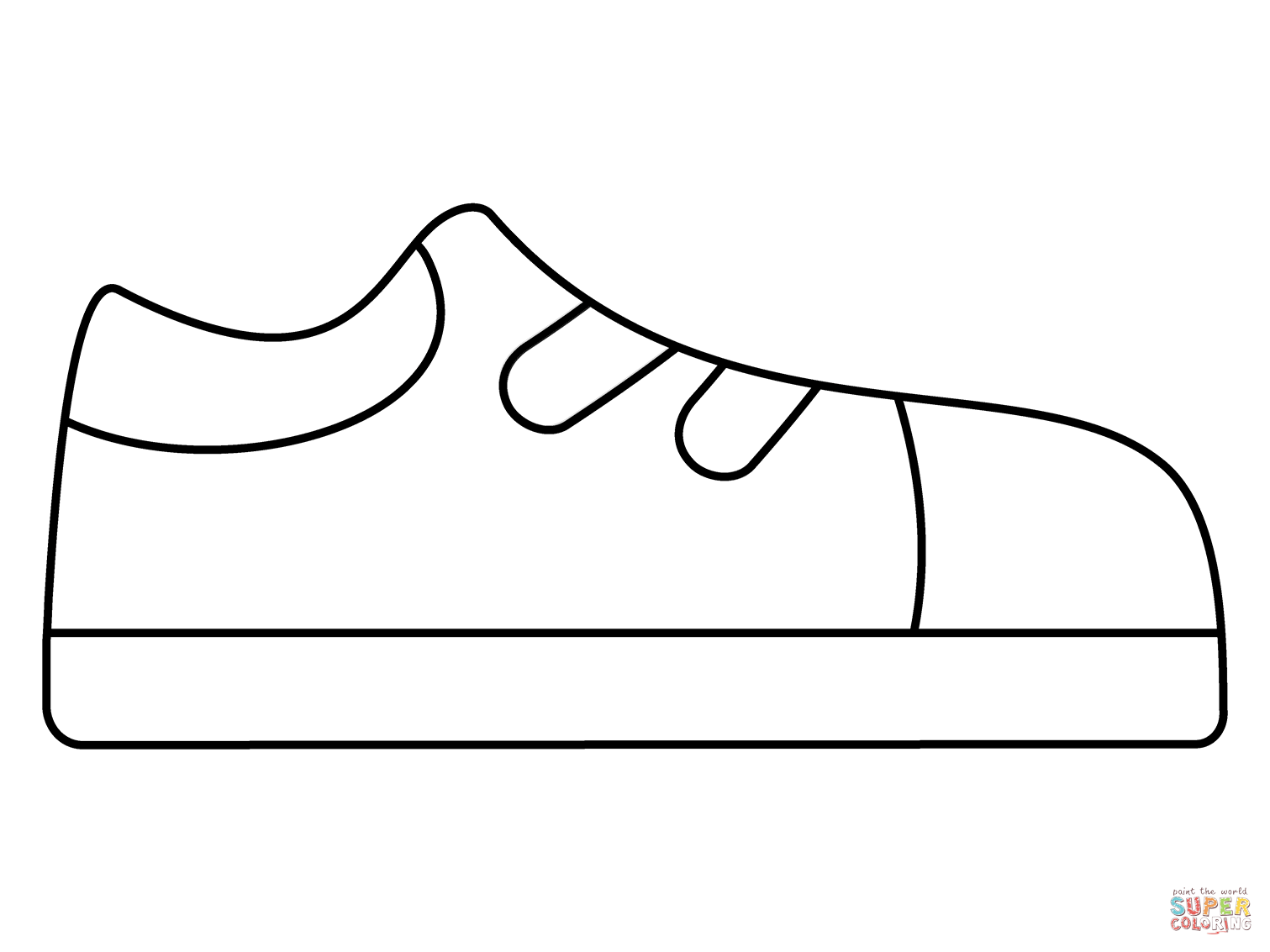 Running shoe emoji coloring page free printable coloring pages