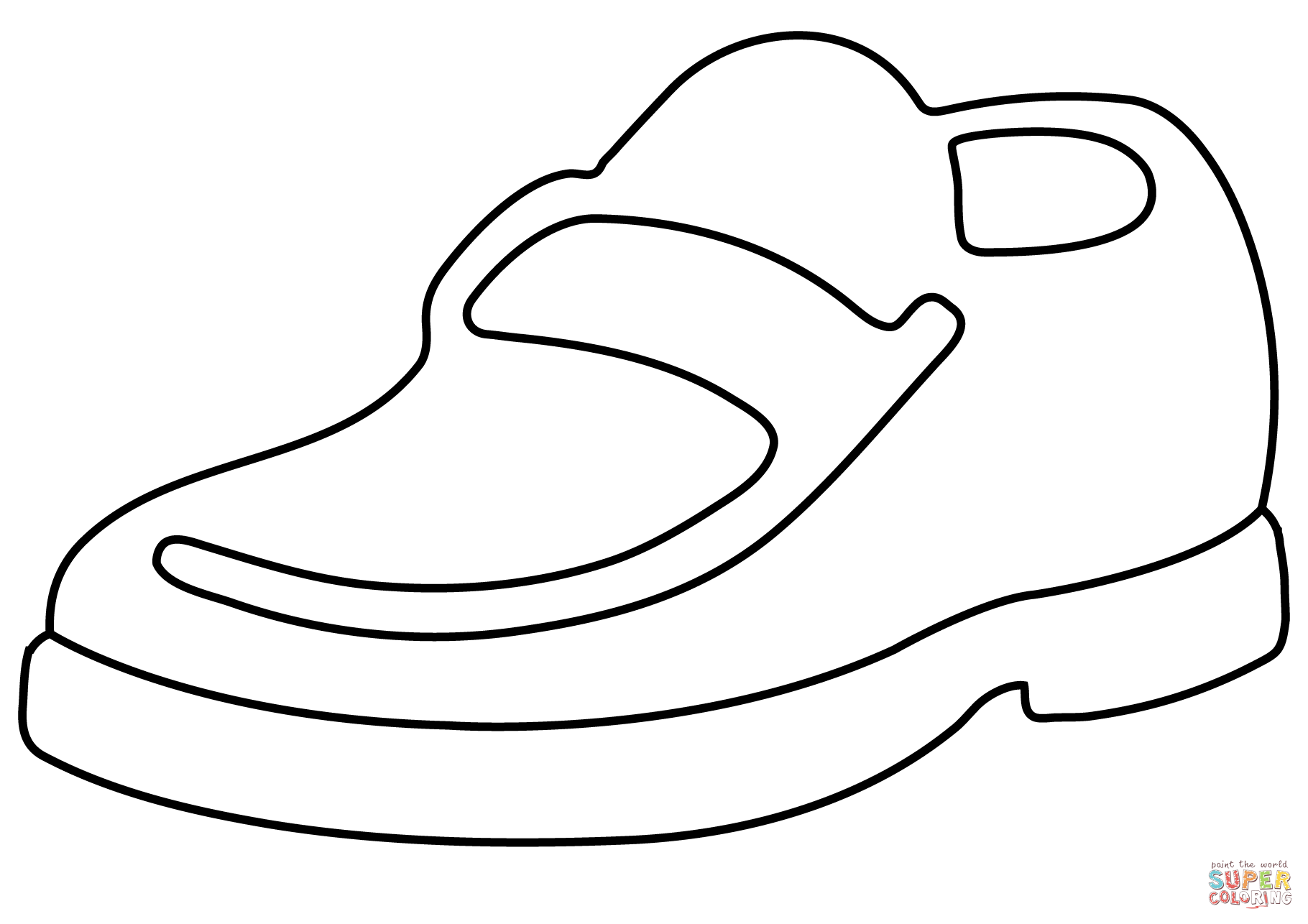 Mens shoe emoji coloring page free printable coloring pages