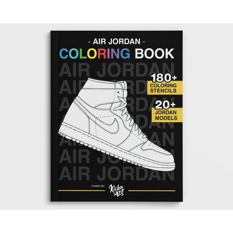 Air jordan coloring book