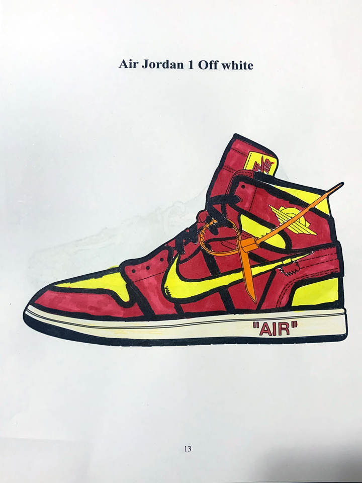 New sneakerhead coloring book â