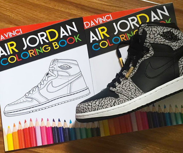 Air jordan coloring book