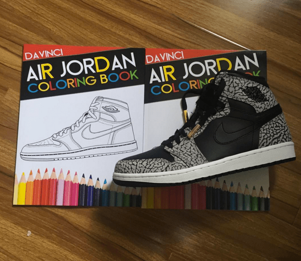 The first air jordan coloring book has arrived â
