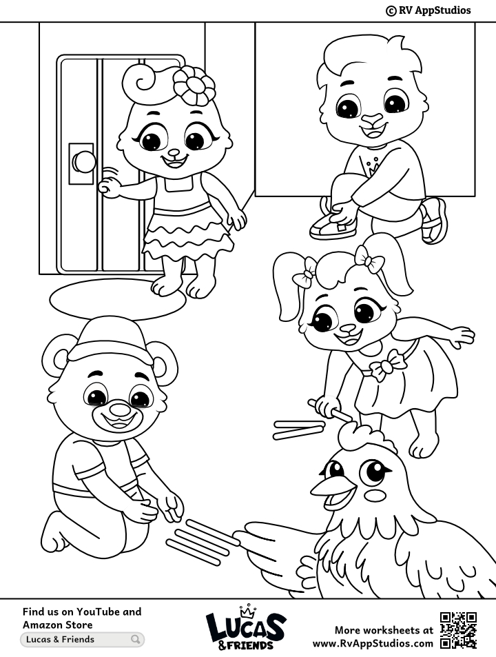 Buckle my shoe coloring page for kids free printable to download