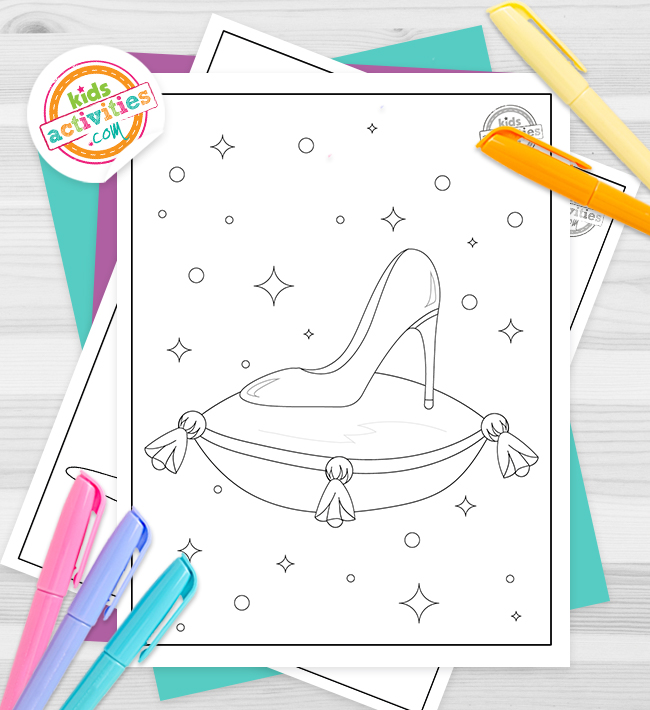 Printable cinderella coloring pages for kids kids activities blog