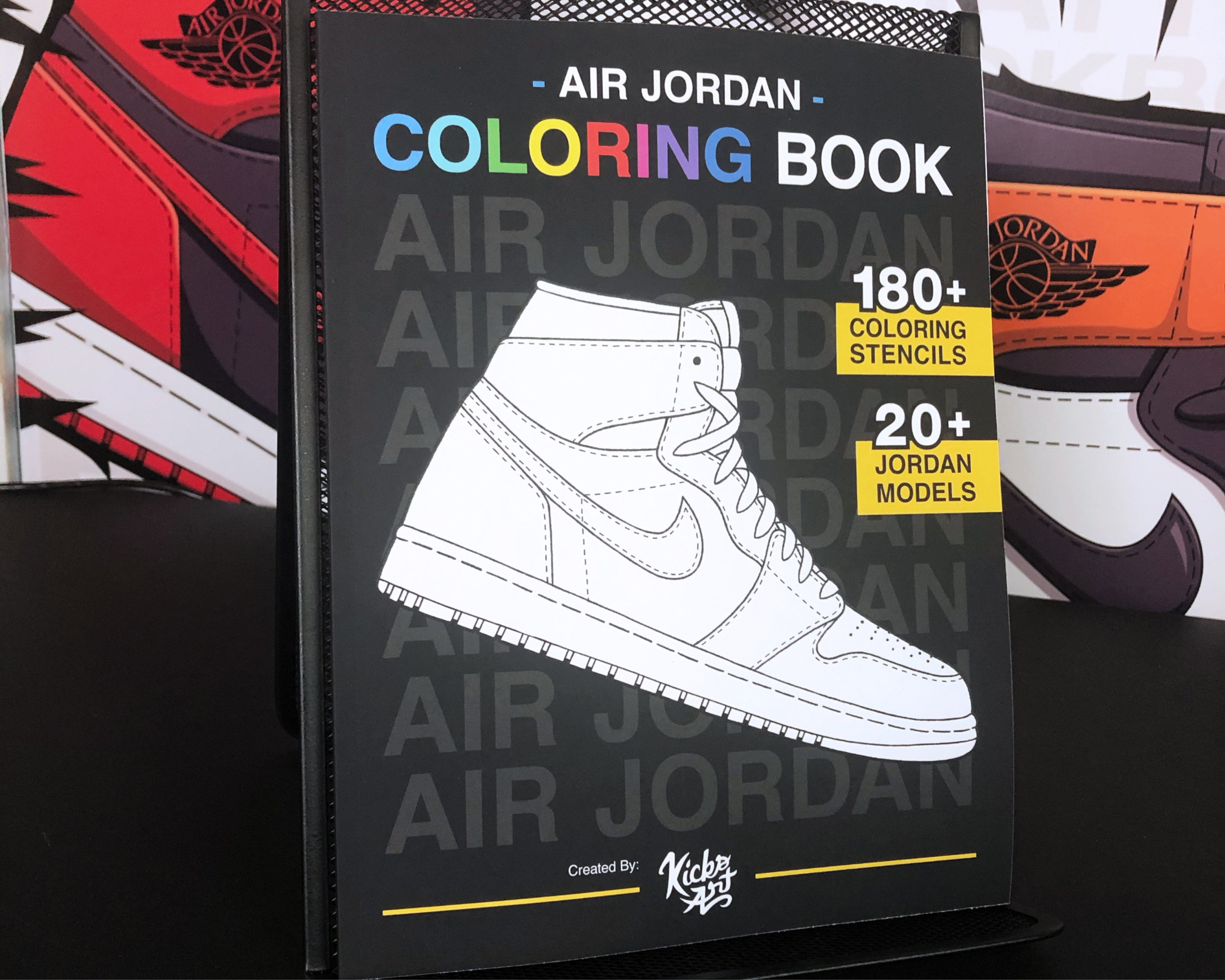 Air jordan coloring book