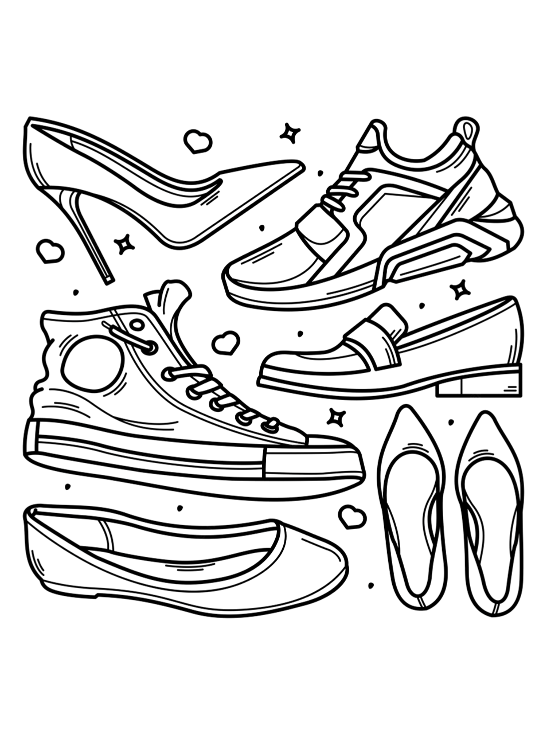 Shoe coloring pages coloring pages free printable coloring pages printable coloring pages
