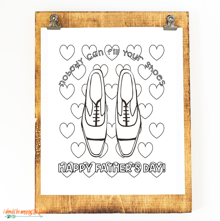 Free fathers day printable coloring pages i should be mopping the floor