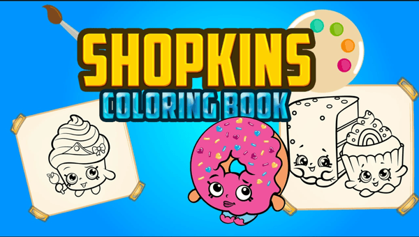 Shopkins coloring book ðï play now on