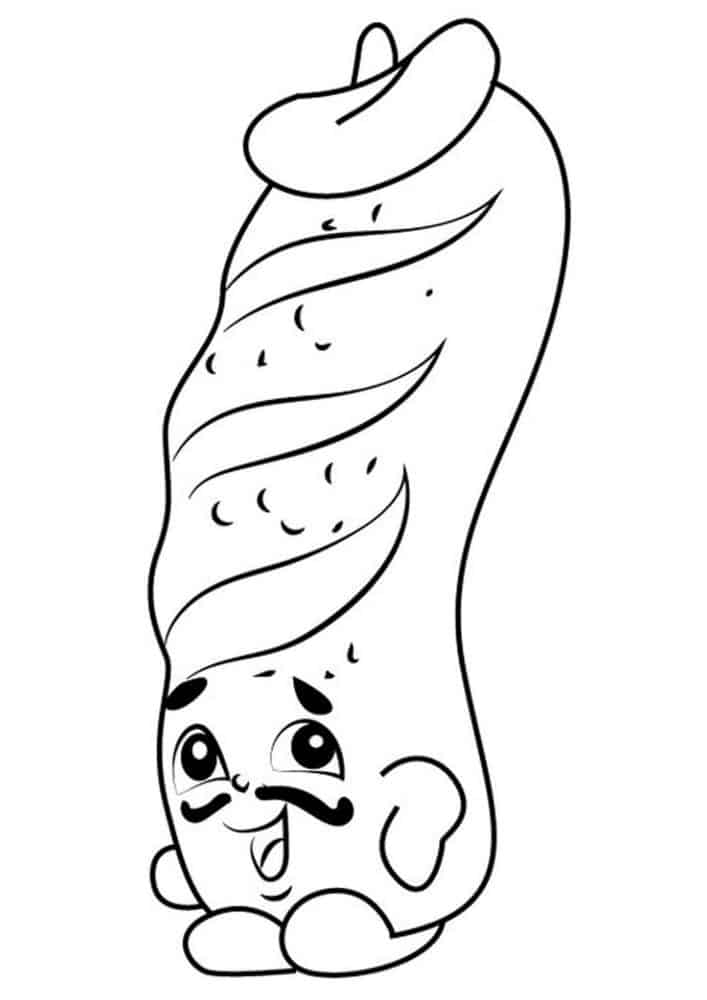 Free easy to print shopkins coloring pages