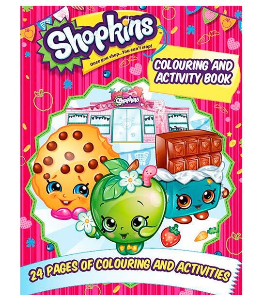 Shopkins colouring and activity book stralia