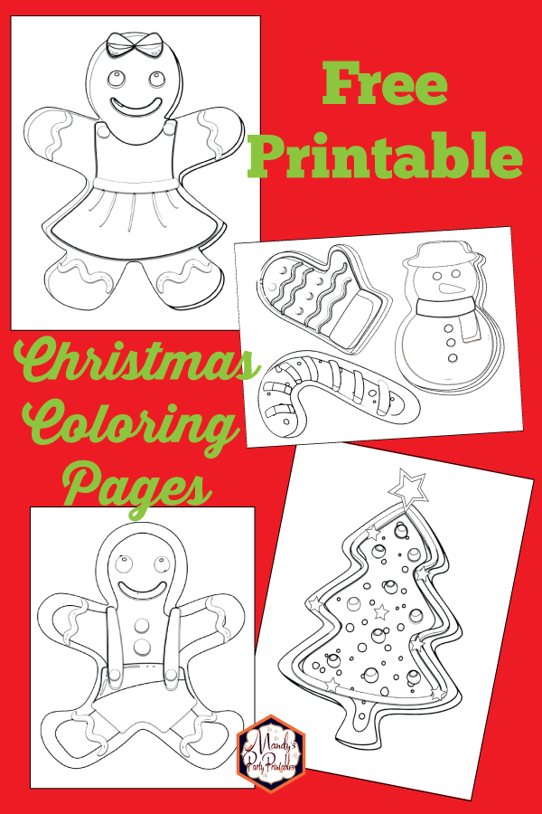 Christmas coloring pages free printable
