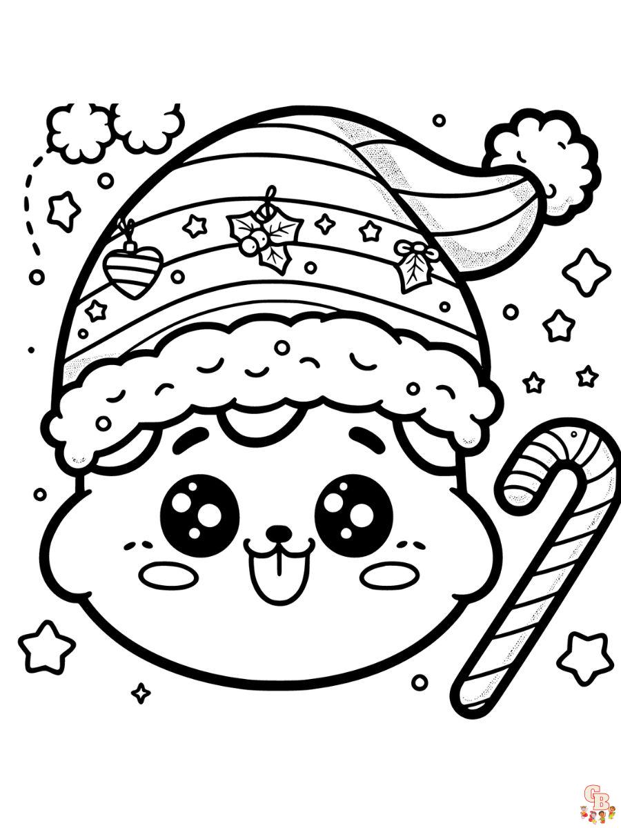 Santa coloring pages free and printable
