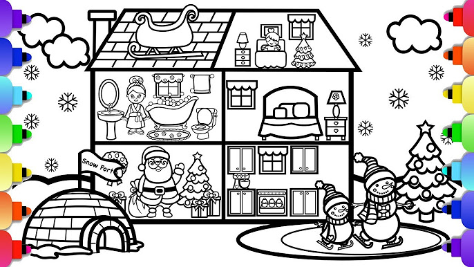 Christmas coloring pages