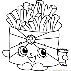 Shopkin coloring pages for kids