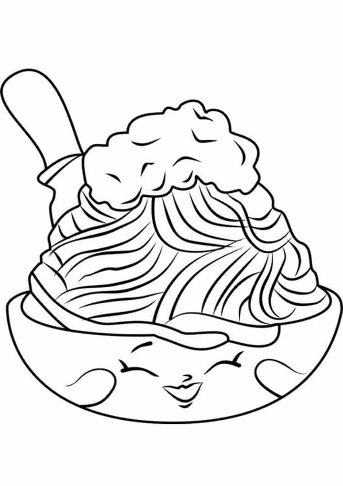 Free easy to print shopkins coloring pages