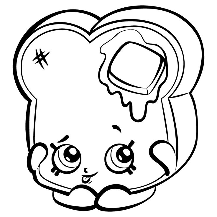 Bread coloring pages