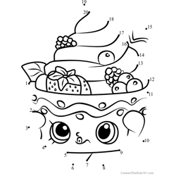 Shopkins connect the dots worksheets printable for kids