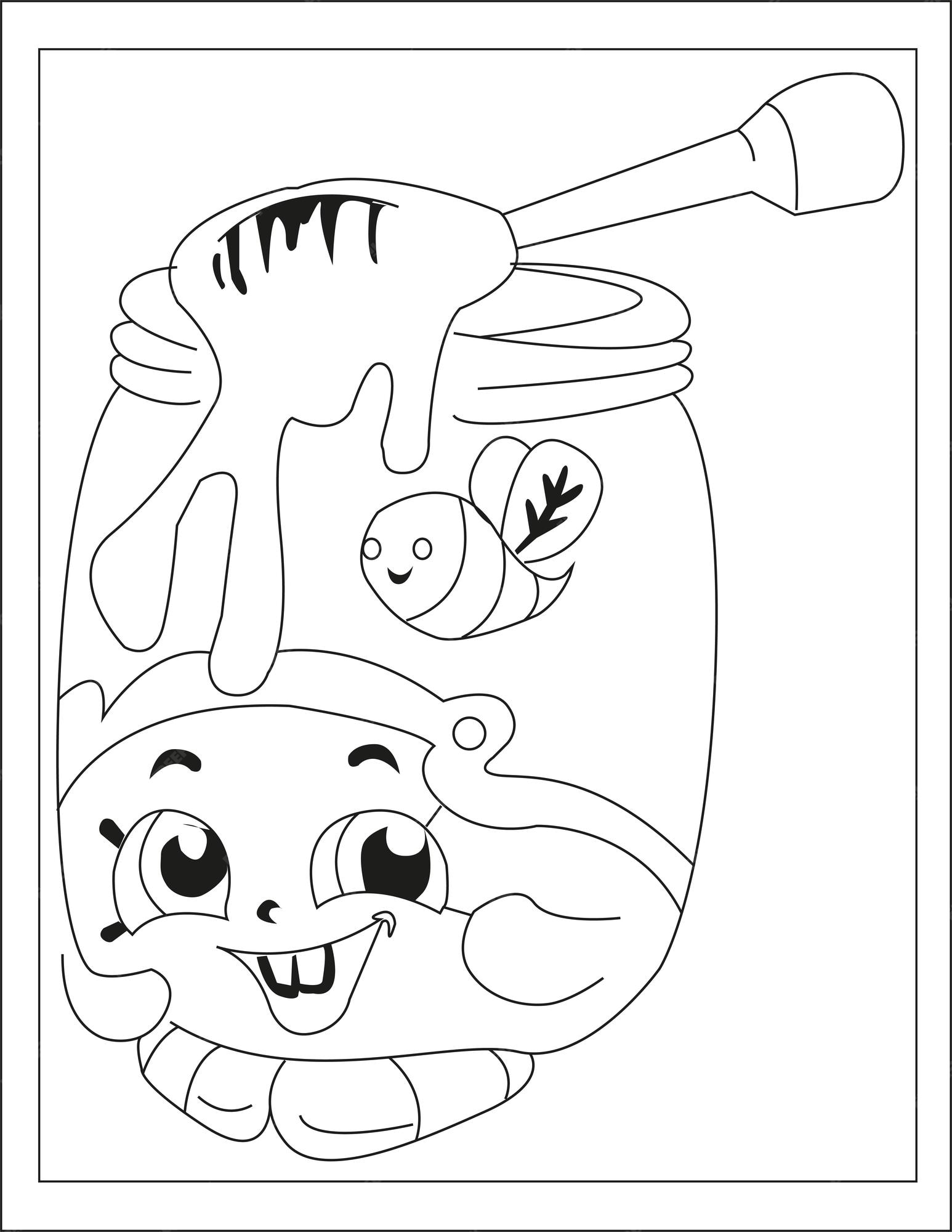 Premium vector print coloring book