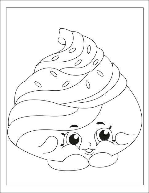 Premium vector print coloring book