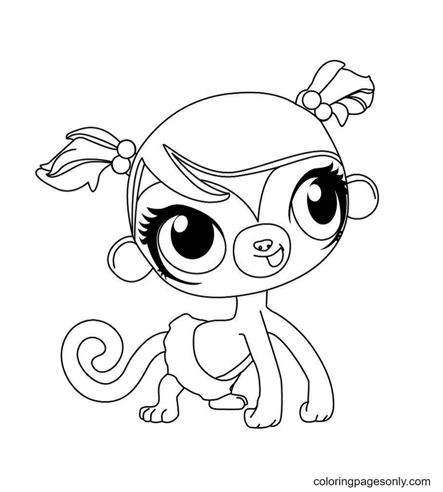 Littlest pet shop coloring pages printable for free download