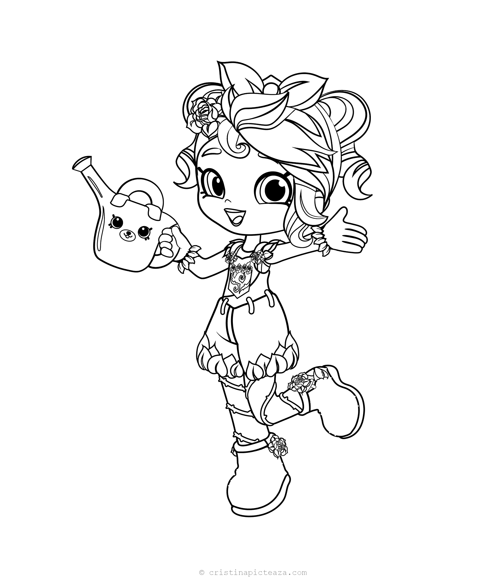 Shopkins shoppies coloring pages â cristina is painting