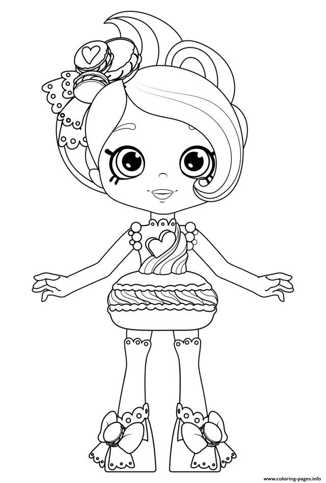 Elegant photo of shoppies coloring pages
