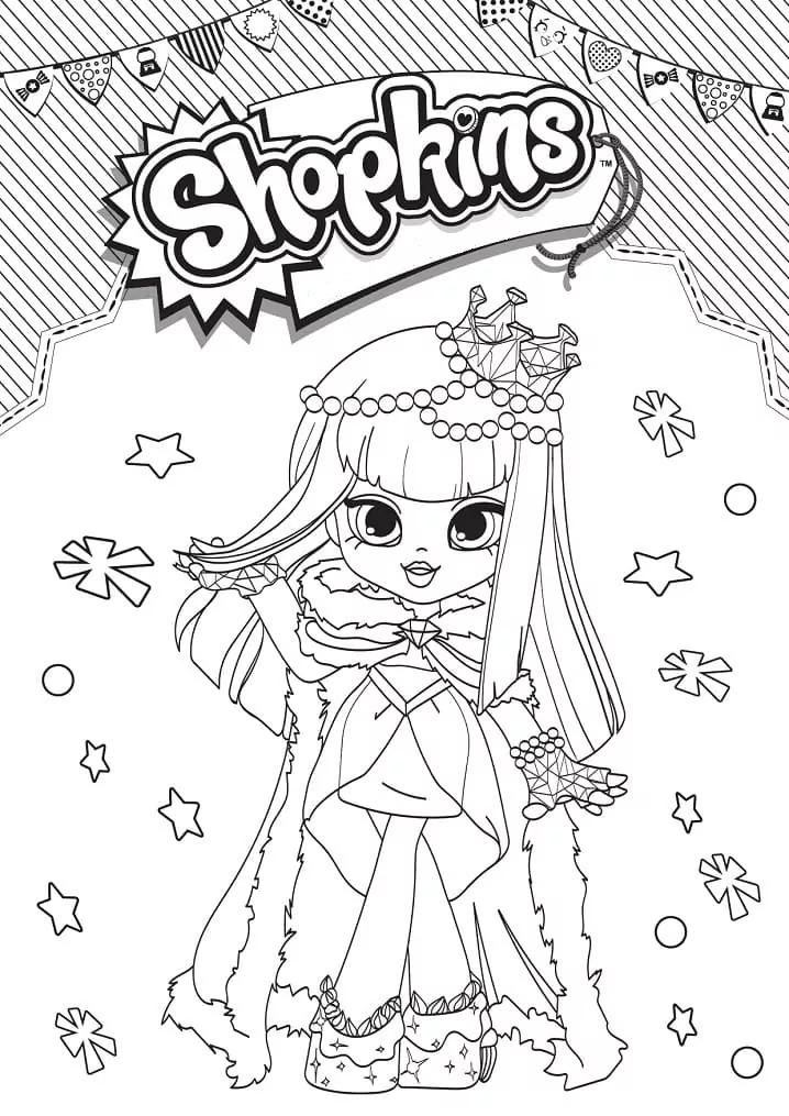 Shopkins shoppies malvorlagen