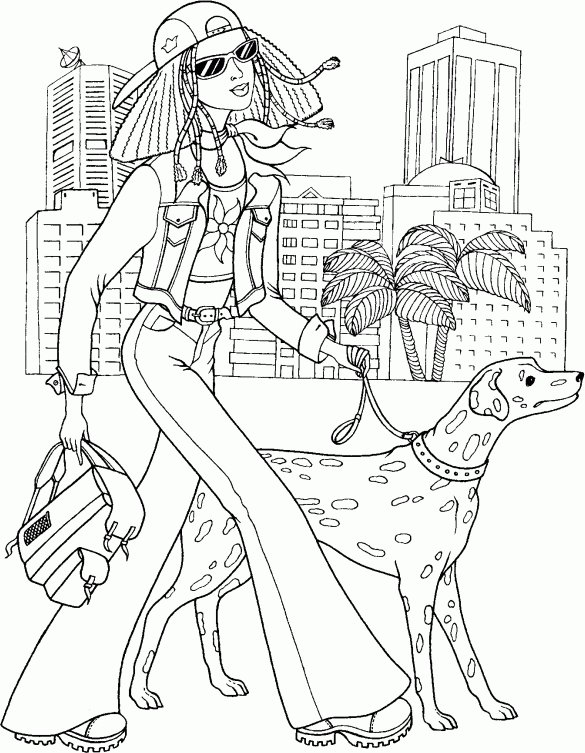 Barbie horse coloring pages printable for free download